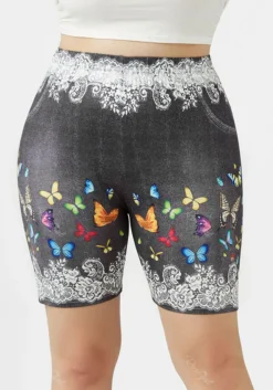Plus Size Women Print Basic Short Cycling Shorts -Plus Size Dresses Shop 0067506a0485f825