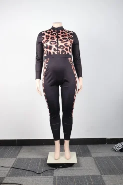 Plus Size Women Sexy Print Patchwork Jumpsuit -Plus Size Dresses Shop 0346c741313c9499