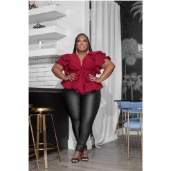 Featured Spring Summer Autumn Buttonless Lace-Up V-Neck Loose Jacket -Plus Size Dresses Shop 060ae6b21716cdae