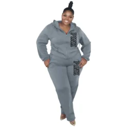 Plus Size Women Casual Solid Hoodies And Pant Two-piece Set 30 Plus Size Women Casual Solid Hoodies And Pant Two-piece Set -Plus Size Dresses Shop 07d7c533509f2d05