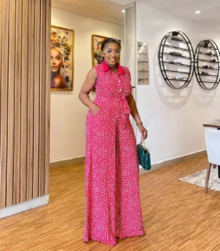 Floral Long Plus Size Jumpsuit With Pockets -Plus Size Dresses Shop 08f7f85acae293d4