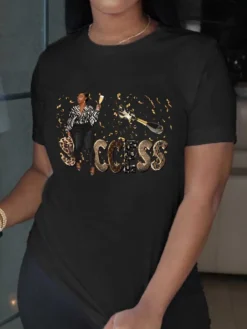 Plus Size Women's Loose Printed T-shirt -Plus Size Dresses Shop 0c4a6ac421a24c19