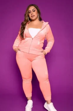 Plus Size Women Fall/Winter Solid Velvet Casual Top And Pant Two-piece Set 38 Plus Size Women Fall/Winter Solid Velvet Casual Top And Pant Two-piece Set -Plus Size Dresses Shop 0df25b2d2790dca3