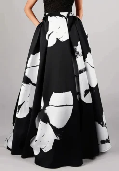 Women Floral Print Elegant Loose Skirt -Plus Size Dresses Shop 0f2d1edc6f29ec7d