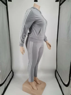 Plus Size Women Sports Casual Print Top And Pant Two-piece Set -Plus Size Dresses Shop 10a617bd913b309f