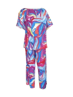 Plus Size Women Tie Dye Printed Short Sleeve Top And Pant Two Piece Set 13 Plus Size Women Tie Dye Printed Short Sleeve Top And Pant Two Piece Set -Plus Size Dresses Shop 10d5f086c0f45253