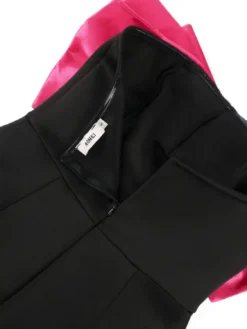 Contrast Bow Dress Sexy Strapless Sleeveless Formal Party Evening Dress -Plus Size Dresses Shop 10ef987cc4d2dda5