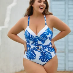 Bikini Digital Print Push Up Slim Fit Plus Size Swimsuit -Plus Size Dresses Shop 1166b6734bf69c2e