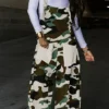 Women Casual Camo Print Loose Jumpsuit -Plus Size Dresses Shop 12124e6c011d7578