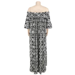 Plus Size Women Fall Off Shoulder Long Sleeve Dress With Belt 28 Plus Size Women Fall Off Shoulder Long Sleeve Dress With Belt -Plus Size Dresses Shop 1290ff452f72ac35