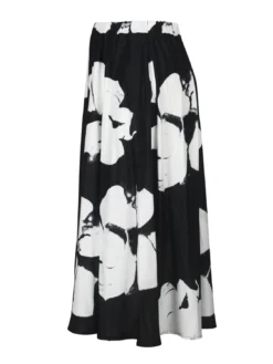 Women Floral Print Elegant Loose Skirt -Plus Size Dresses Shop 12b58cf1c409a0fb
