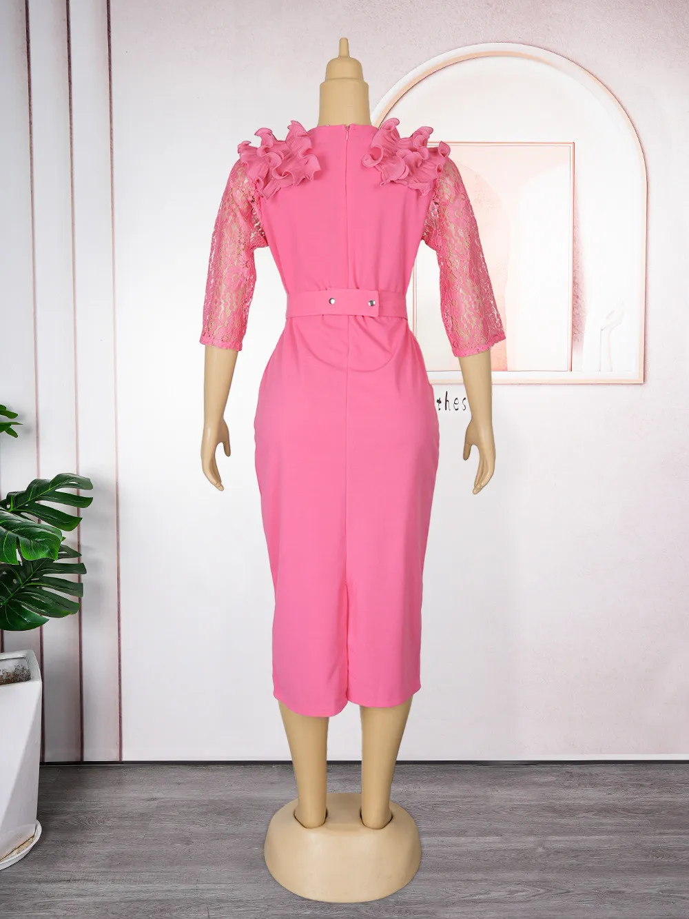 Plus Size African Women Clothing Career Bodycon Dress 13 Plus Size African Women Clothing Career Bodycon Dress - Image 11