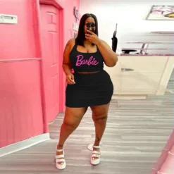 Plus Size Women Sports Casual Top And Skirt Two-piece Set 30 Plus Size Women Sports Casual Top And Skirt Two-piece Set -Plus Size Dresses Shop 1465faae314eab17