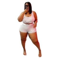 Women's Fashion Casual Sexy Letter Print Two-Piece Set 29 Women's Fashion Casual Sexy Letter Print Two-Piece Set -Plus Size Dresses Shop 14adec33515d0746