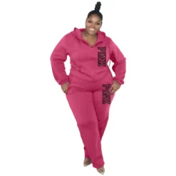 Plus Size Women Casual Solid Hoodies And Pant Two-piece Set 22 Plus Size Women Casual Solid Hoodies And Pant Two-piece Set -Plus Size Dresses Shop 14e917f636f1433c