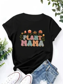 Plus Size Women Style Trendy Printed Summer Short Sleeve T-Shirt -Plus Size Dresses Shop 15406cf83f418ff7