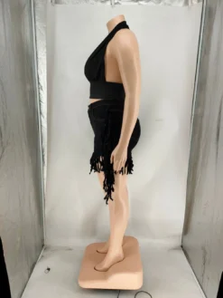 Plus Size Women's Sexy Fringe Denim Shorts -Plus Size Dresses Shop 157b23bef608b908