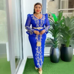 African Women's Plus Size Beaded V-Neck Dress 34 African Women's Plus Size Beaded V-Neck Dress -Plus Size Dresses Shop 15fcba144a1d31e6