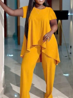 Plus Size Women Top And Pant Two-piece Set 23 Plus Size Women Top And Pant Two-piece Set -Plus Size Dresses Shop 161a9ef8fac5702c