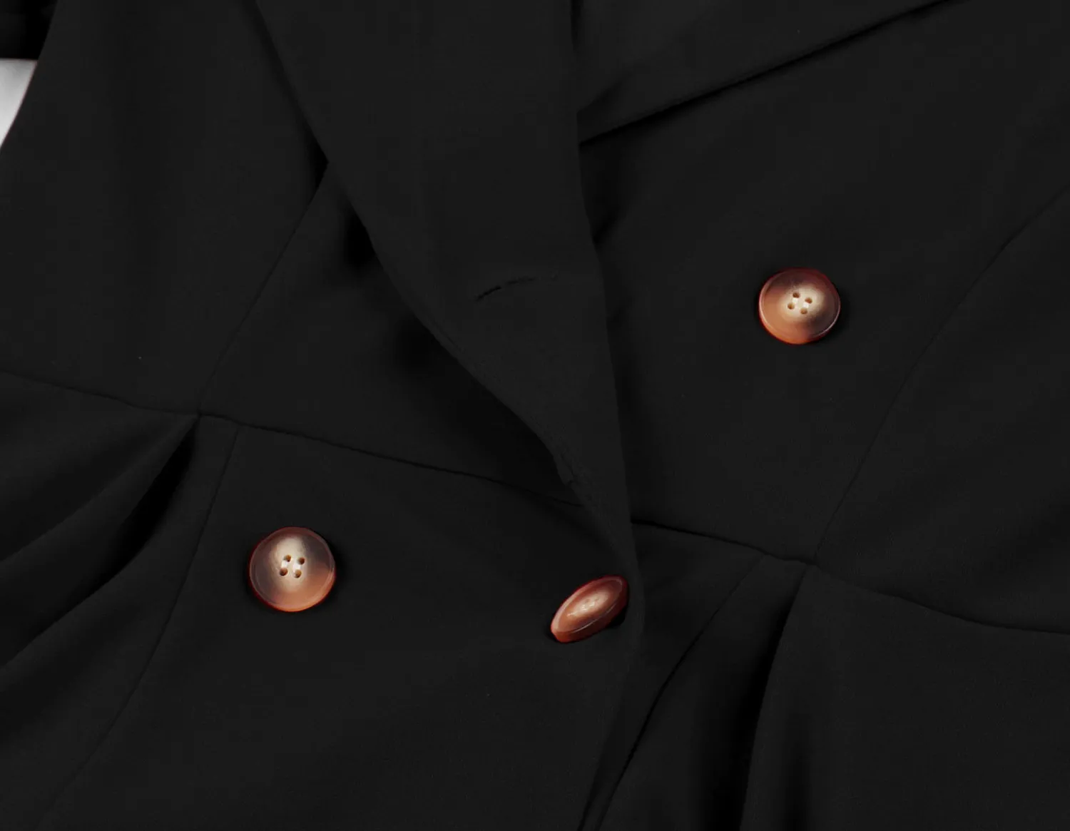 Plus Size Women Loose Turndown Collar Short Sleeve Button Dress 16 Plus Size Women Loose Turndown Collar Short Sleeve Button Dress - Image 14