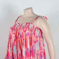 Sexy Printed Suspenders Pleated Wide-leg Suspenders Jumpsuit -Plus Size Dresses Shop 1a72ee6c52d1683a