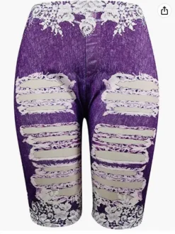 Plus Size Women Print Basic Short Cycling Shorts -Plus Size Dresses Shop 1c728cc605318a66