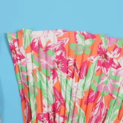 Sexy Strapless Print Plus Size Elasticized Wide Leg Pleated Plus Size Jumpsuit -Plus Size Dresses Shop 1c922c8920fafe98