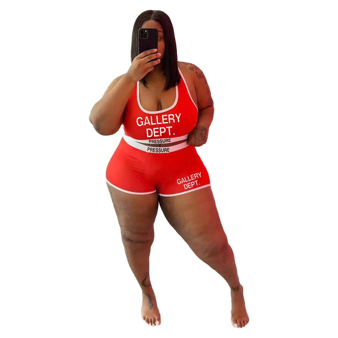 Women's Fashion Casual Sexy Letter Print Two-Piece Set 5 Women's Fashion Casual Sexy Letter Print Two-Piece Set - Image 3