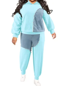 Plus Size Women 's Winter Tops And Pants Washed Denim Suit -Plus Size Dresses Shop 206edac0da5d540c