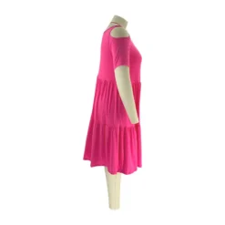 Summer Sexy Solid Round Neck Cutout Short Sleeve Plus Size Women Clothes Fashion Casual Dress 27 Summer Sexy Solid Round Neck Cutout Short Sleeve Plus Size Women Clothes Fashion Casual Dress -Plus Size Dresses Shop 23b7a381fb05a70f