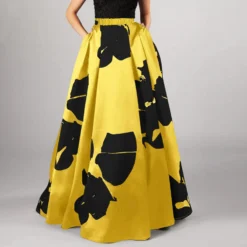 Women Floral Print Elegant Loose Skirt -Plus Size Dresses Shop 25c5734cdaff06be