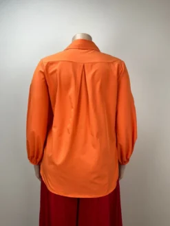 Plus Size Solid Loose Lantern Sleeve Shirt -Plus Size Dresses Shop 26de742cae165a3d