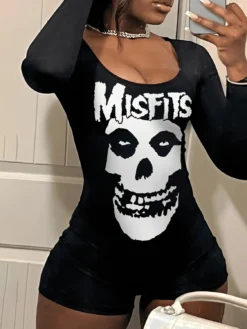 Fashionable Plus Size Printed Sexy Slim Jumpsuit -Plus Size Dresses Shop 27aa18c6fd444cb6