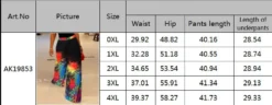 Plus Size Women Printed Casual Wide Leg Pants -Plus Size Dresses Shop 2947b33f36599534