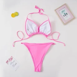 Plus Size Women Rhinestone Lace-Up Bikini -Plus Size Dresses Shop 2b94e7fbf6b31964