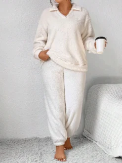 Plus Size Women Winter Solid Top And Pant Casual Two-piece Set 16 Plus Size Women Winter Solid Top And Pant Casual Two-piece Set -Plus Size Dresses Shop 2f36ec9be65c267d