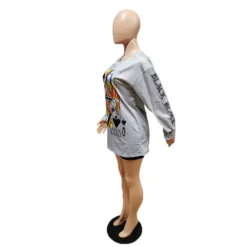 Plus Size Ladies Print Top And Shorts Two-Piece Set -Plus Size Dresses Shop 3184cbbc4dd1c017