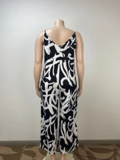 Fashion Style Casual Strap Wide Leg Jumpsuit