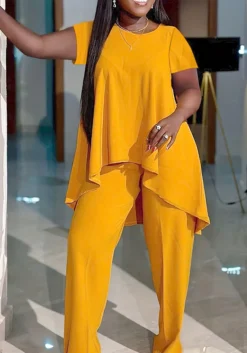 Plus Size Women Top And Pant Two-piece Set 20 Plus Size Women Top And Pant Two-piece Set -Plus Size Dresses Shop 31a64c43457f3342