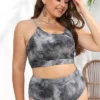 Plus Size Black Tie Dye Sexy Two Piece Bikini Set -Plus Size Dresses Shop 335ecb83c44c1076