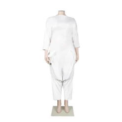 Sexy Loose Plus Size Solid Low Back Jumpsuit -Plus Size Dresses Shop 34b14015d82b7450