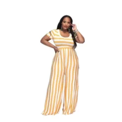 Plus Size Women Round Neck Top And Pant Casual Two-piece Set -Plus Size Dresses Shop 3574a36db6c59efe