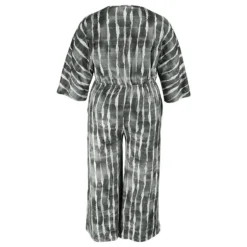 Plus Size Women Lace-Up Half-Sleeve Jumpsuit -Plus Size Dresses Shop 36dc5984ca35c4a1