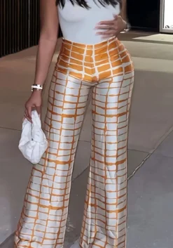 Classic Check Casual Plus Size Pants -Plus Size Dresses Shop 379b282ade0f5f74