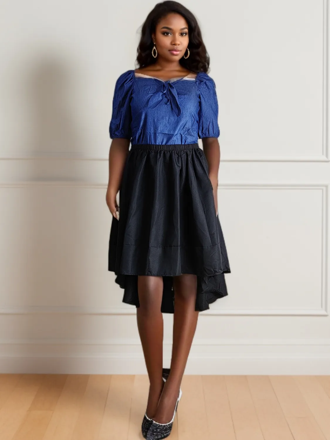 Women's Plus Size Fashionable And Versatile Chic Pleated Skirt 11 Women's Plus Size Fashionable And Versatile Chic Pleated Skirt - Image 9