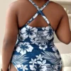Plus Size Printing One-Piece Swimsuit -Plus Size Dresses Shop 396eb80f7d8a2079