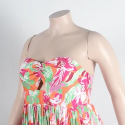 Sexy Strapless Print Plus Size Elasticized Wide Leg Pleated Plus Size Jumpsuit -Plus Size Dresses Shop 3b2d14a3b3dbd440