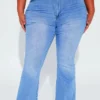 Summer Plus Size Women Embroidered Stretch Bell Bottom Denim Trousers -Plus Size Dresses Shop 3c1ab0d6a68e7efc