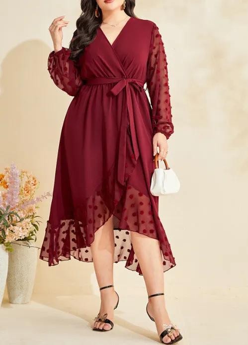 Plus Size Women Printed Career Maxi Dress 10 Plus Size Women Printed Career Maxi Dress - Image 8