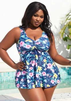 Plus Size Women Printed Skirt Swimwear 15 Plus Size Women Printed Skirt Swimwear -Plus Size Dresses Shop 3f72f72abfb9440c